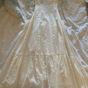 Urban Outfitters White/Creme Flowy Dress- NEVER WORN!